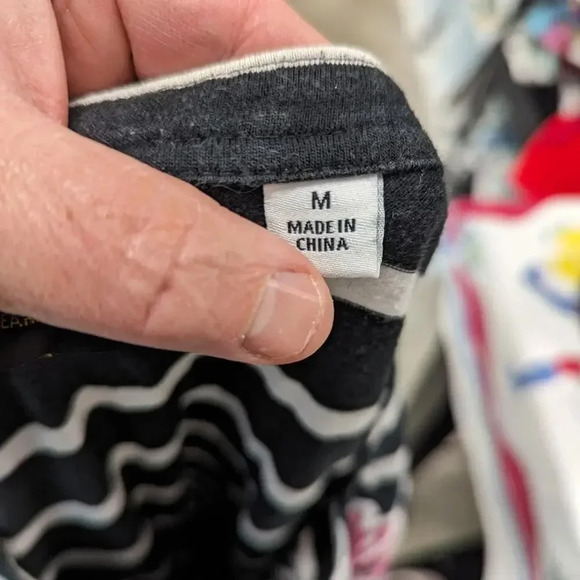 Bob Mackie Wearable Art Striped Shirt - Medium - Picture 2 of 4